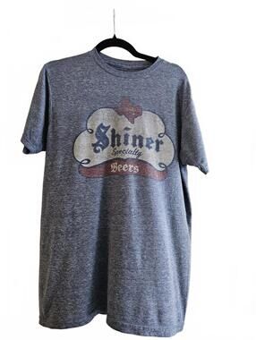 Men's Palmer Cash Shiner Specialty Beers Graphic Vintage Style T-Shirt Large